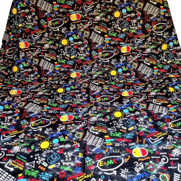 Cotton Fabric Timeless Treasures Science Math Chalkboard 58"x44" GAIL-C - Picture 5 of 13